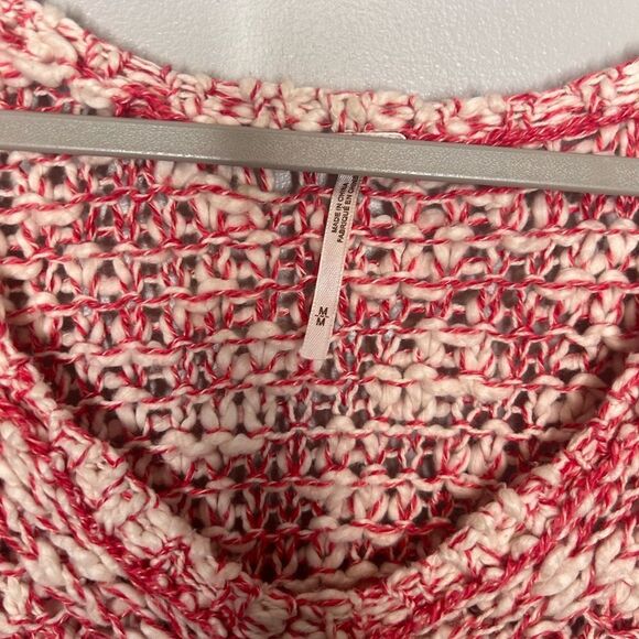 Free People V Neck Marled Yarn Sweater - Picture 4 of 5